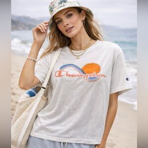 CHAMPION MOISTURE WICKING TEE XL ATHLETIC SHORT SLEEVE TRAINING SHIRT NWT